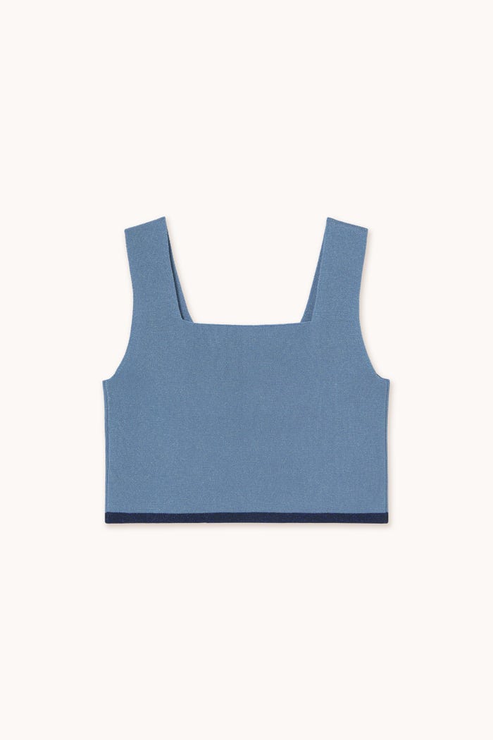 Tiny Cottons TOP CONTRASTE CON BOTONES