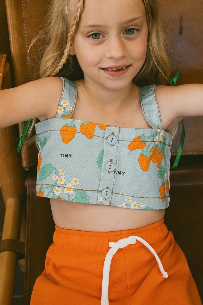 Tiny Cottons TOP CORTO STRAWBERRIES