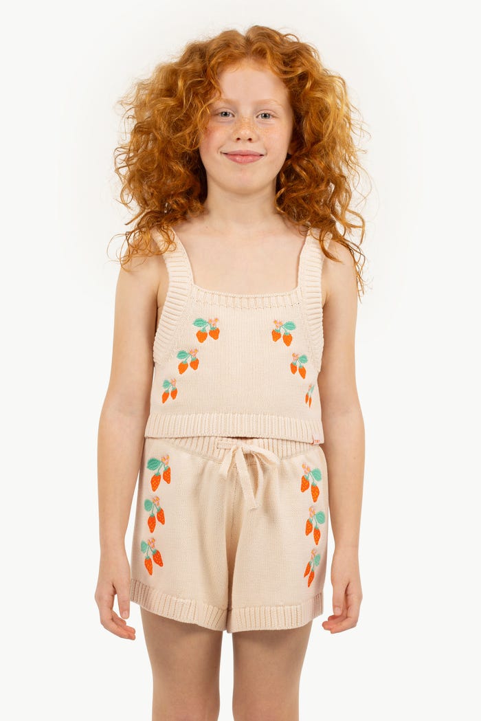 Tiny Cottons TOP CORTO STRAWBERRIES