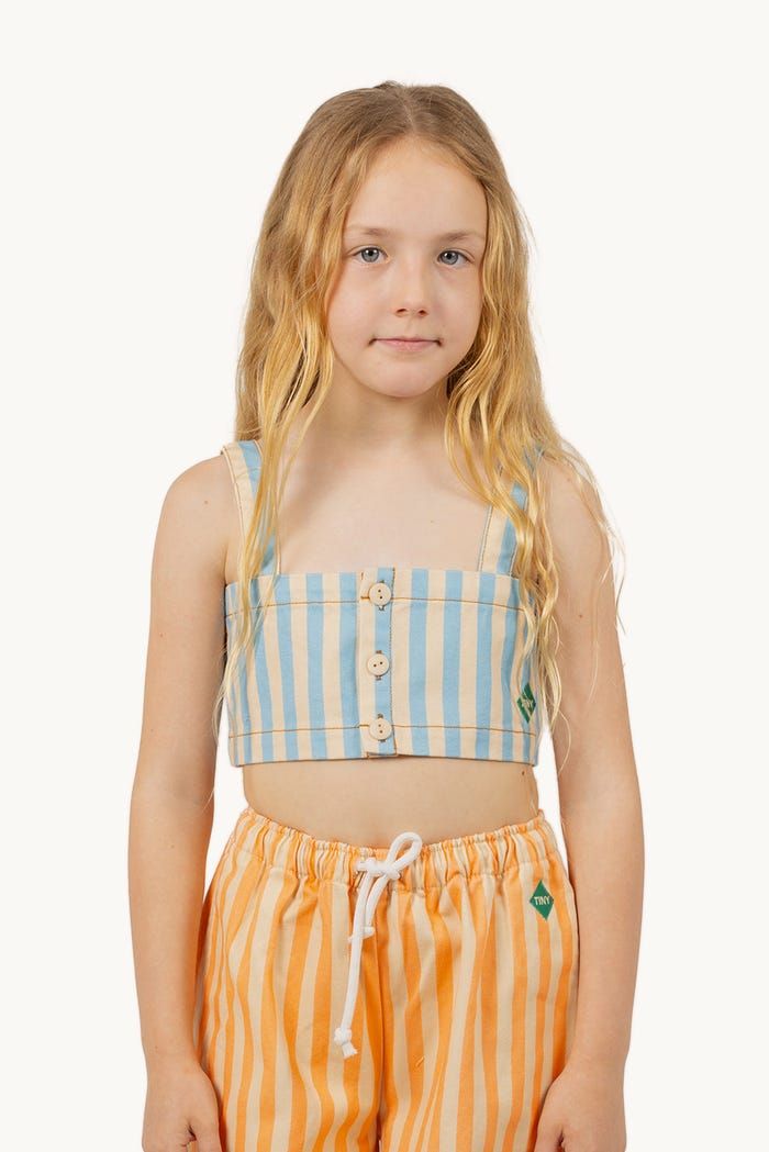 Tiny Cottons TOP CORTO STRIPES