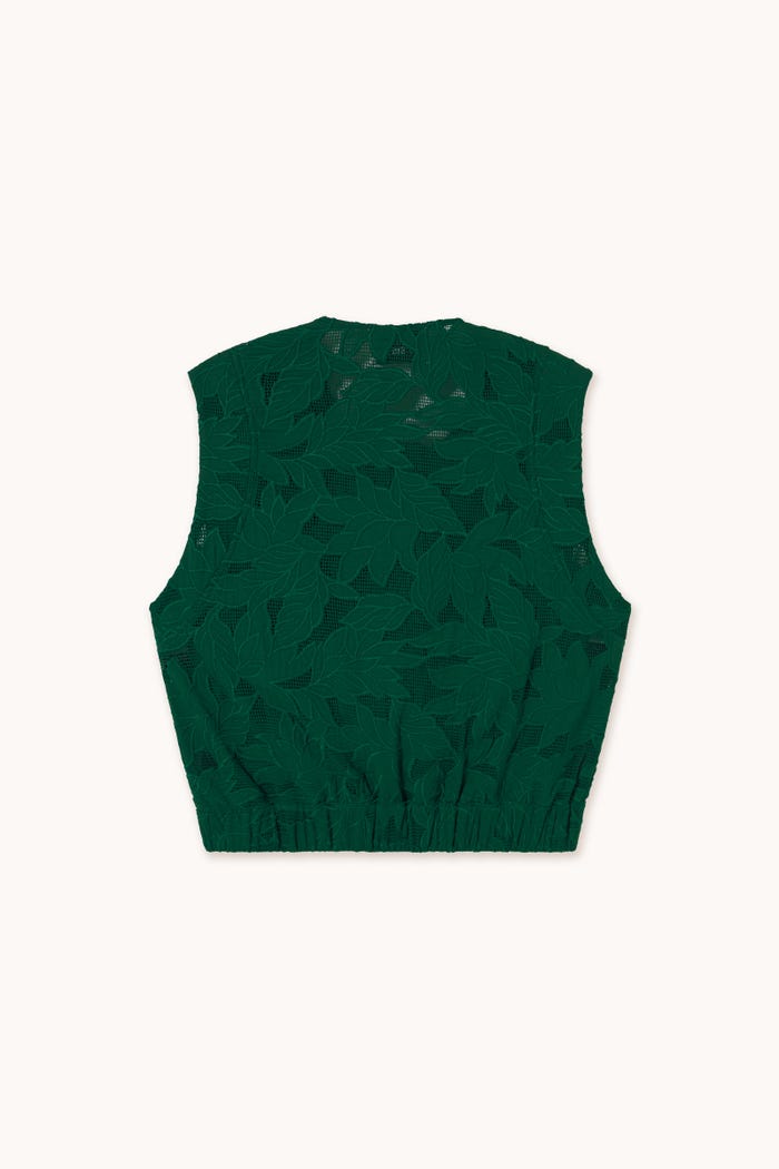 Tiny Cottons TOP DE GUIPUR CON BOLSILLOS