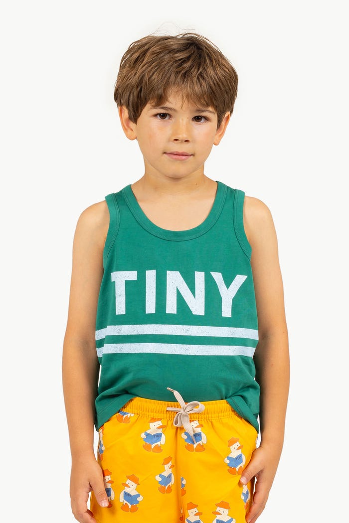 Tiny Cottons TOP LOGO STRIPES