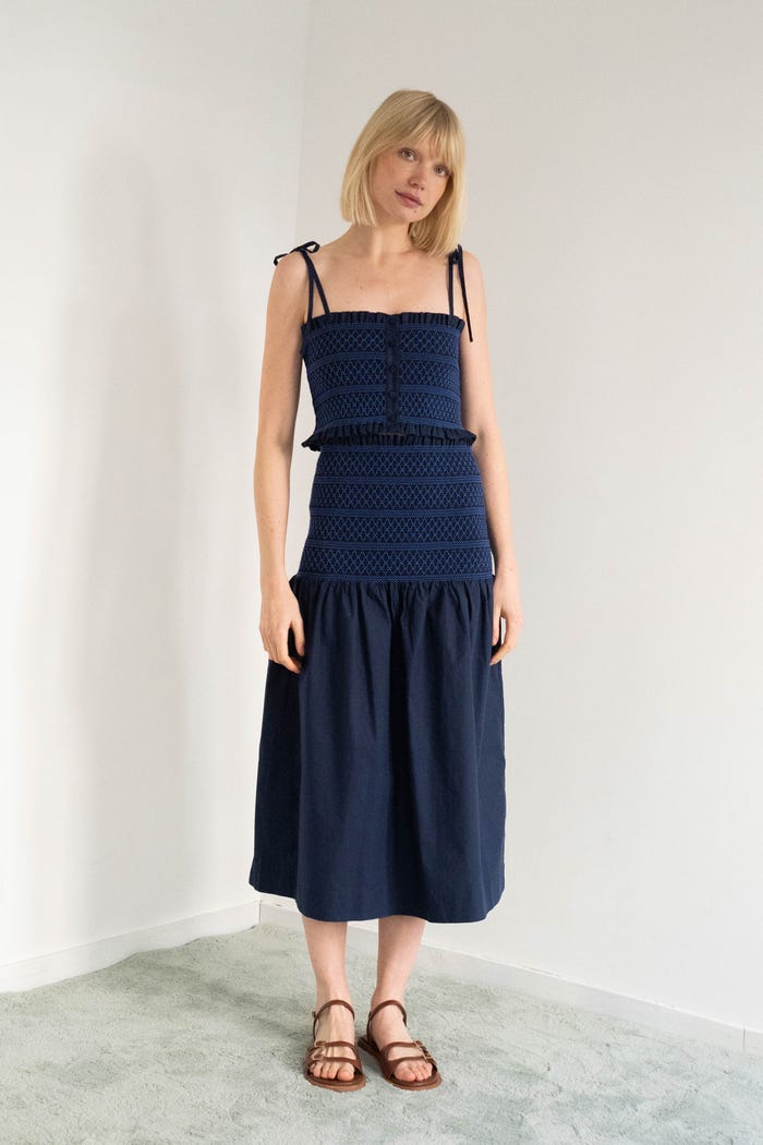 Tiny Cottons TOP SMOCK CORTO