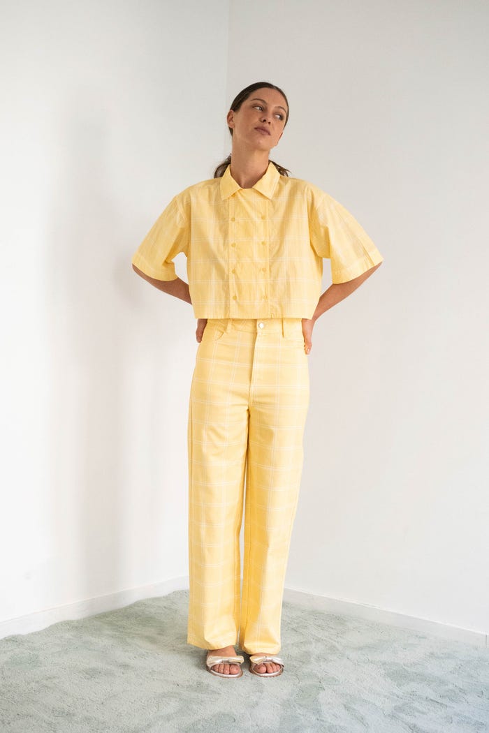 Tiny Cottons VAQUERO BERTA LONG A CUADROS