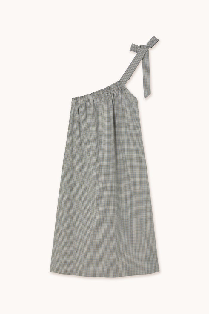 Tiny Cottons VESTIDO ASIMÉTRICO A CUADROS