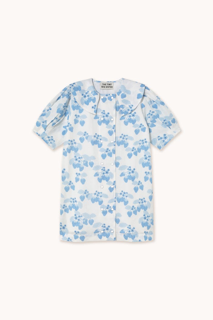 tiny cottons VESTIDO CON BOTONES STRAWBERRIES