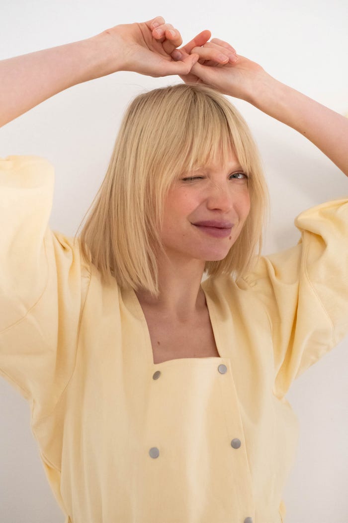 tiny cottons VESTIDO CON BOTONES