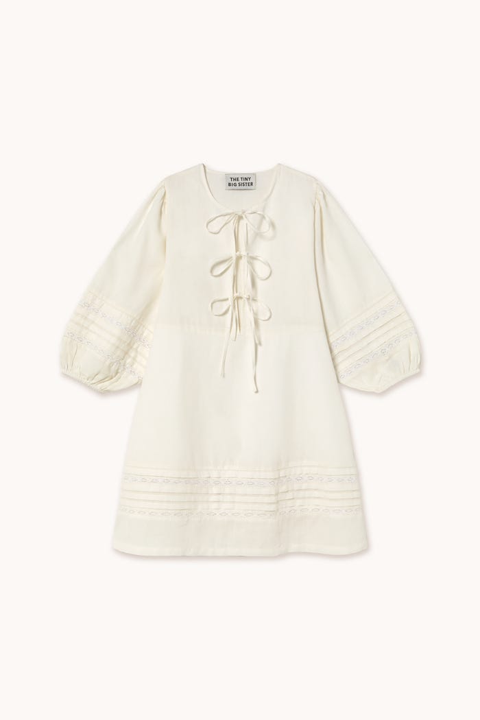 Tiny Cottons VESTIDO CON MANGA ABULLONADA