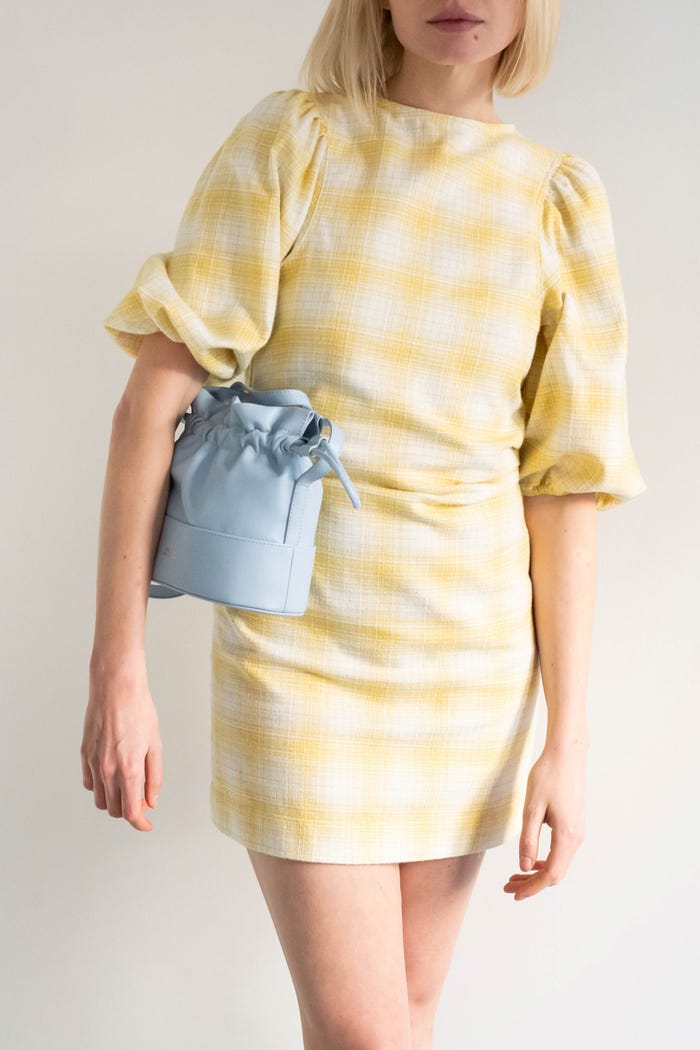 Tiny Cottons VESTIDO CORTO A CUADROS