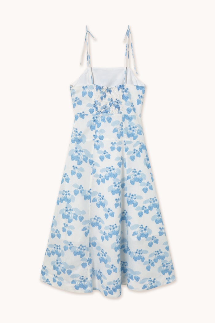 Tiny Cottons VESTIDO DE LINO STRAWBERRIES