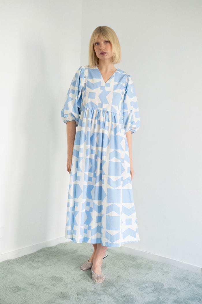 tiny cottons VESTIDO GEOMETRIC