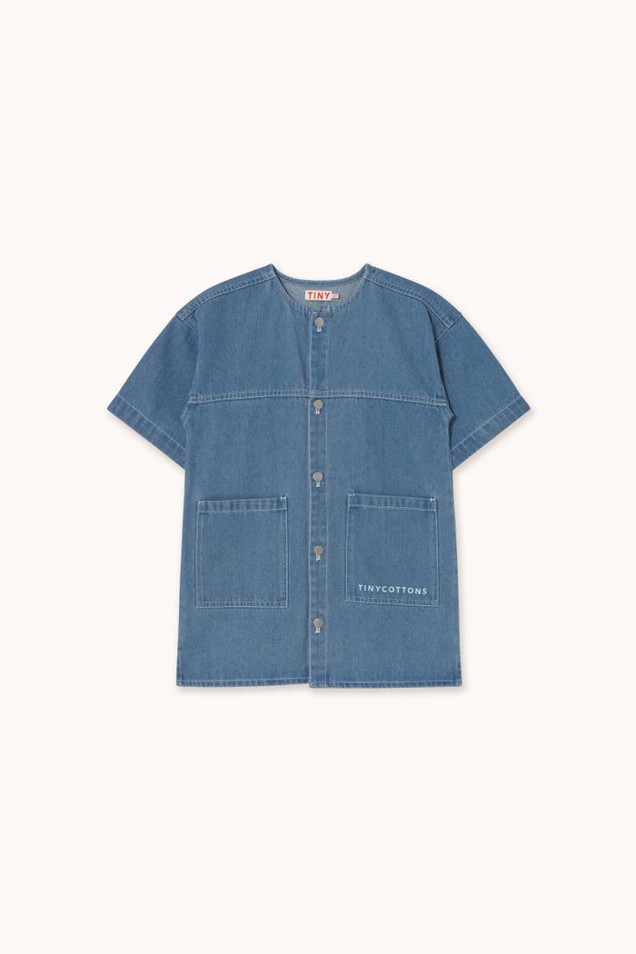 tiny cottons VESTIDO GRAPHIC DENIM