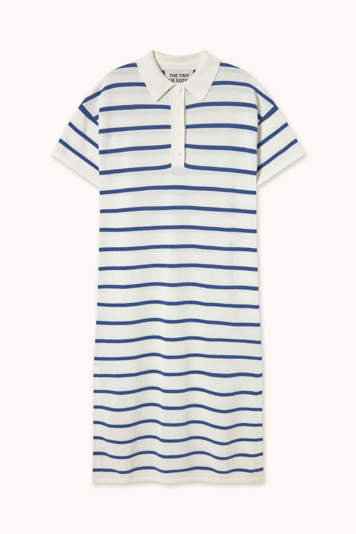 Tiny Cottons VESTIDO POLO A RAYAS