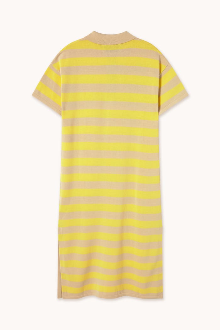 Tiny Cottons VESTIDO POLO CON RAYAS ANCHAS