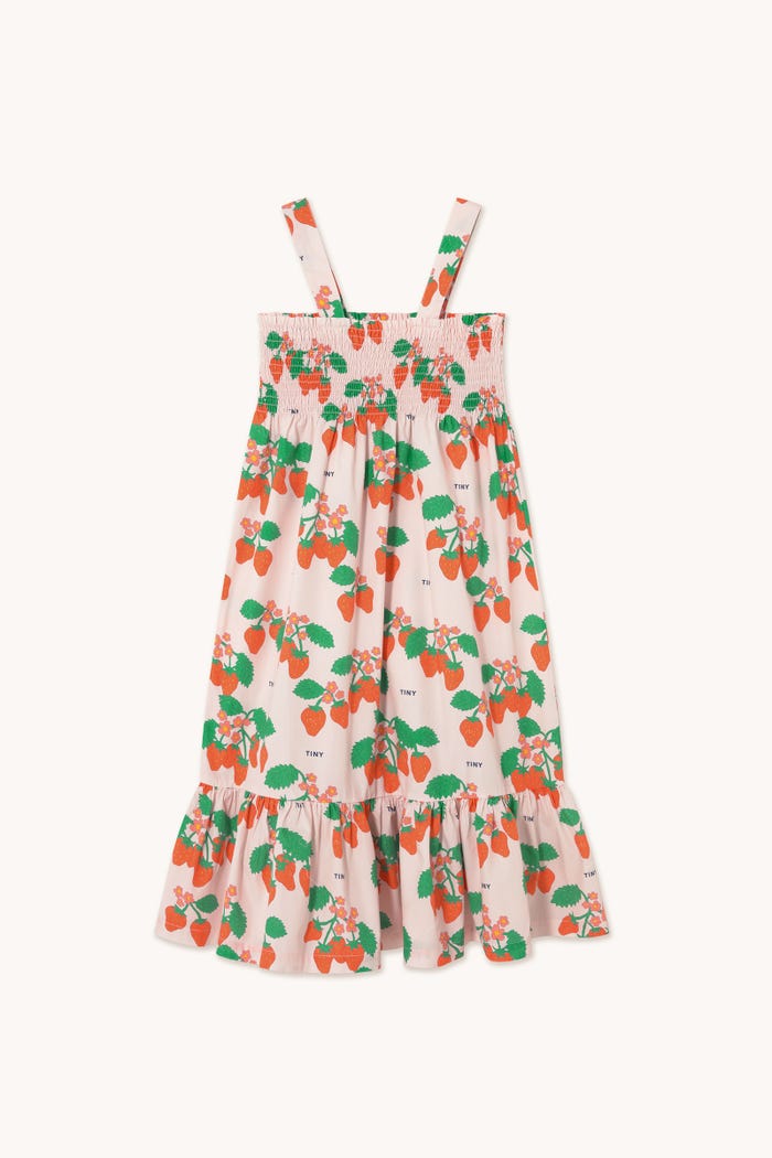 tiny cottons VESTIDO STRAWBERRIES
