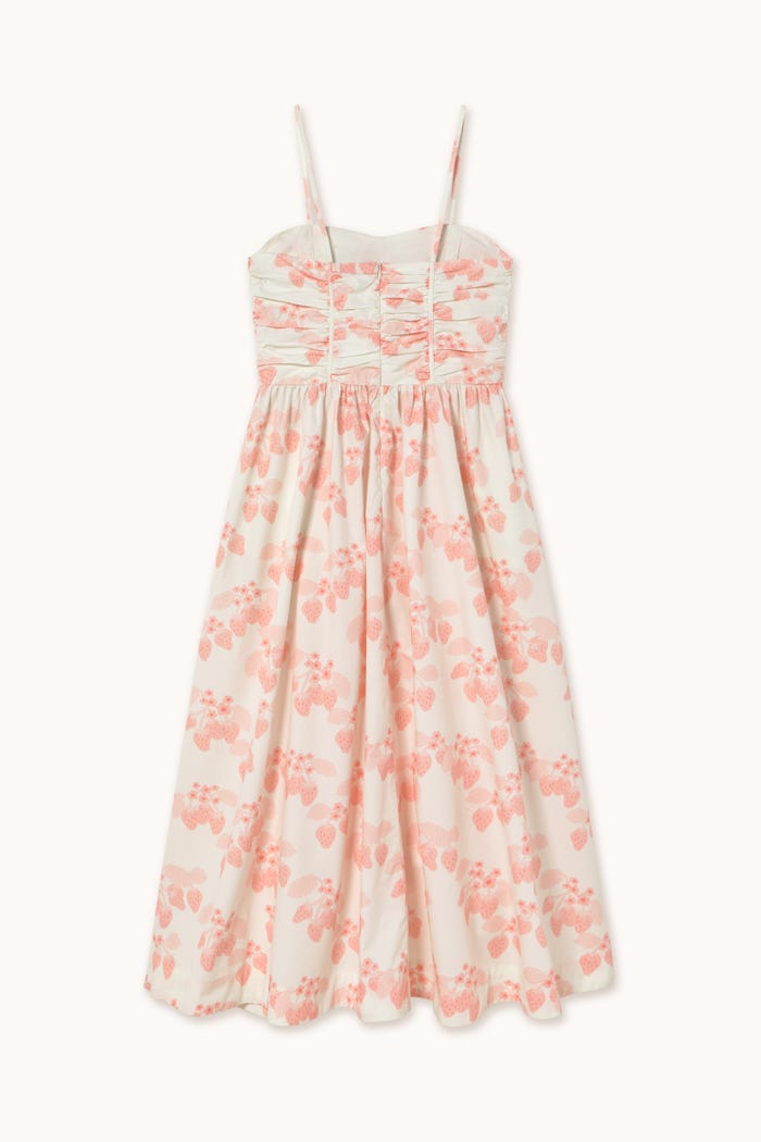 Tiny Cottons VESTIDO DE TIRANTES A RAYAS STRAWBERRIES