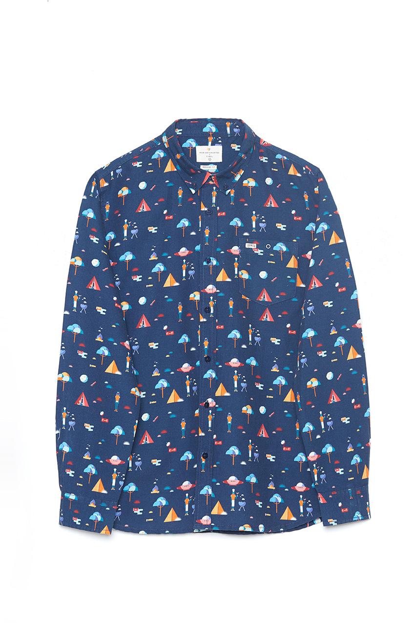 tiwel Camisa AlienPicnic by María Diamantes