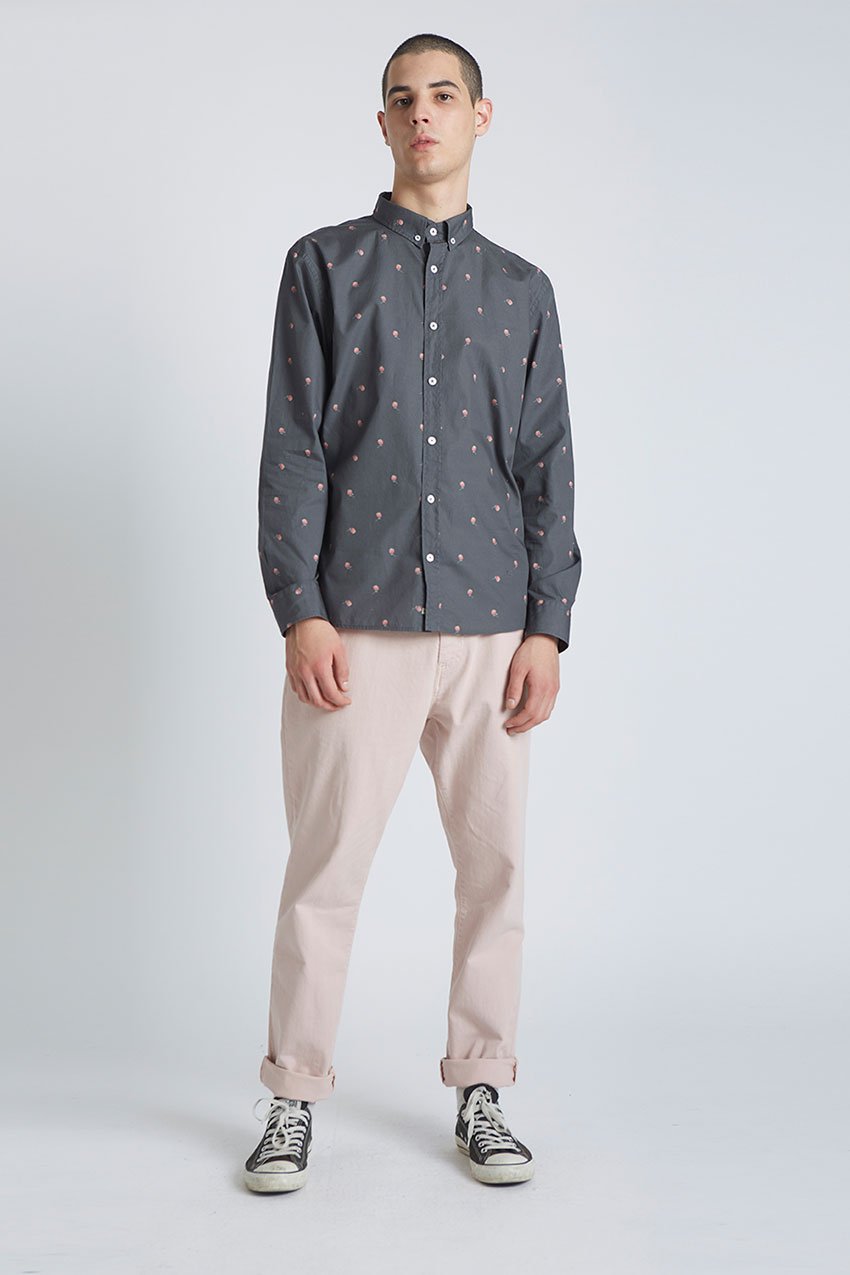 Tiwel Camisa Thorn Faded Black