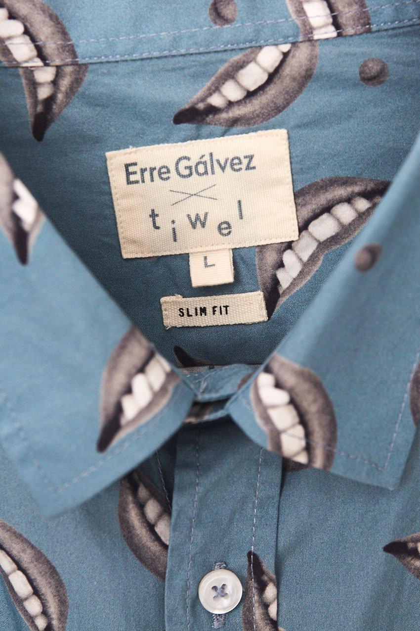 Tiwel Camisa White Teeth By Erre Gálvez