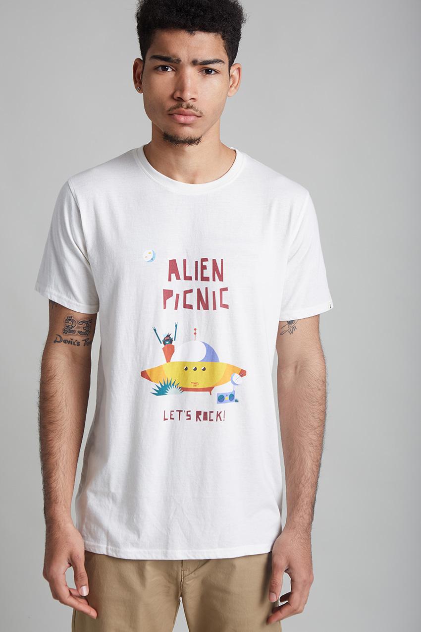 Tiwel Camiseta Alien Rock By María Diamantes