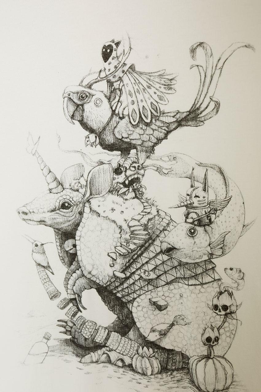 Tiwel Camiseta Dulk-Sketch