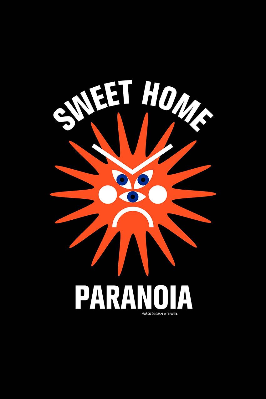 Tiwel Camiseta Paranoia By Oggian