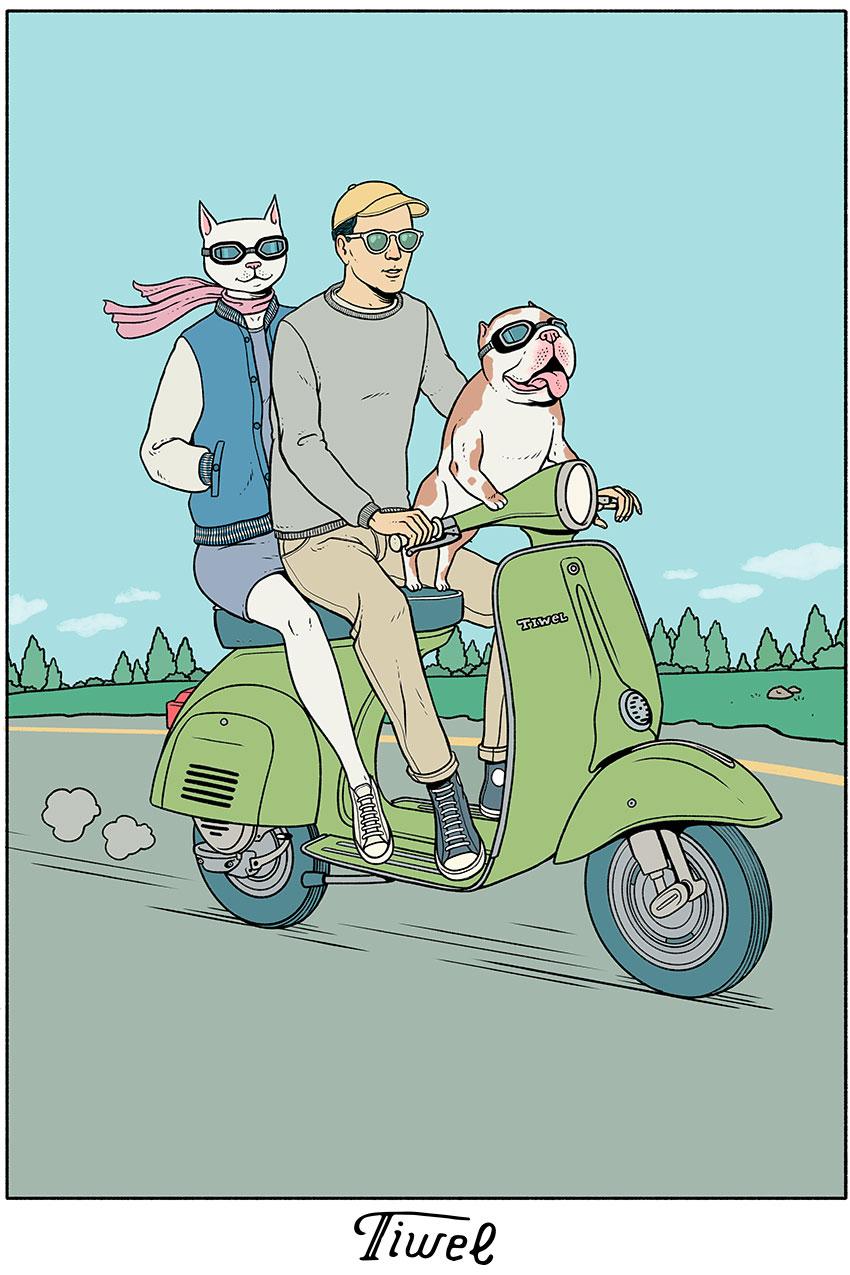 Tiwel Camiseta S-Cute By David Sánchez