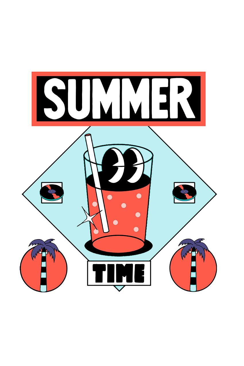 Tiwel Camiseta Summer Time By Yeye Weller