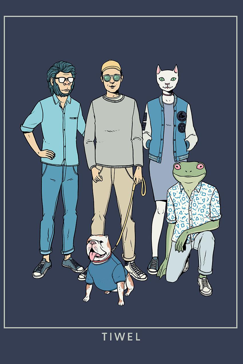 Tiwel Sudadera Fab-5 By David Sánchez