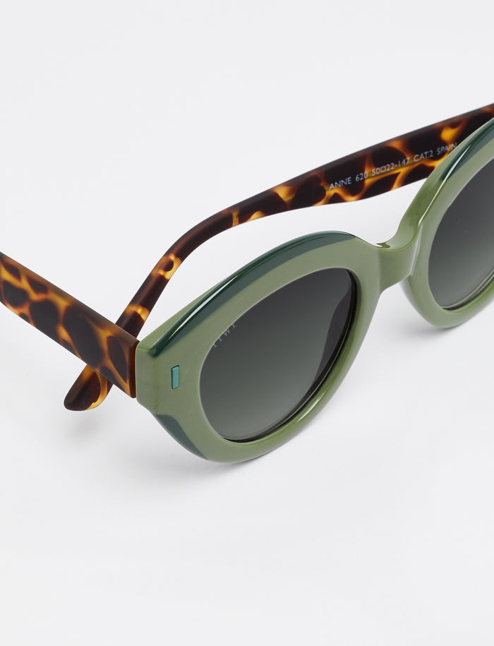 Tiwi ANNE Shiny Light Green/Deep Green