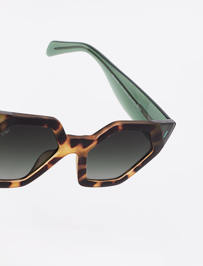 Tiwi HEXAGON I Bicolor Green Tortoise / Shiny Green