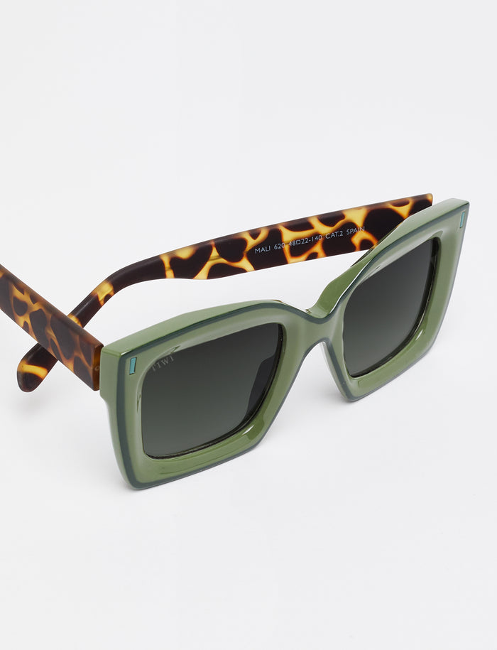 Tiwi MALI Shiny Light Green/Deep Green