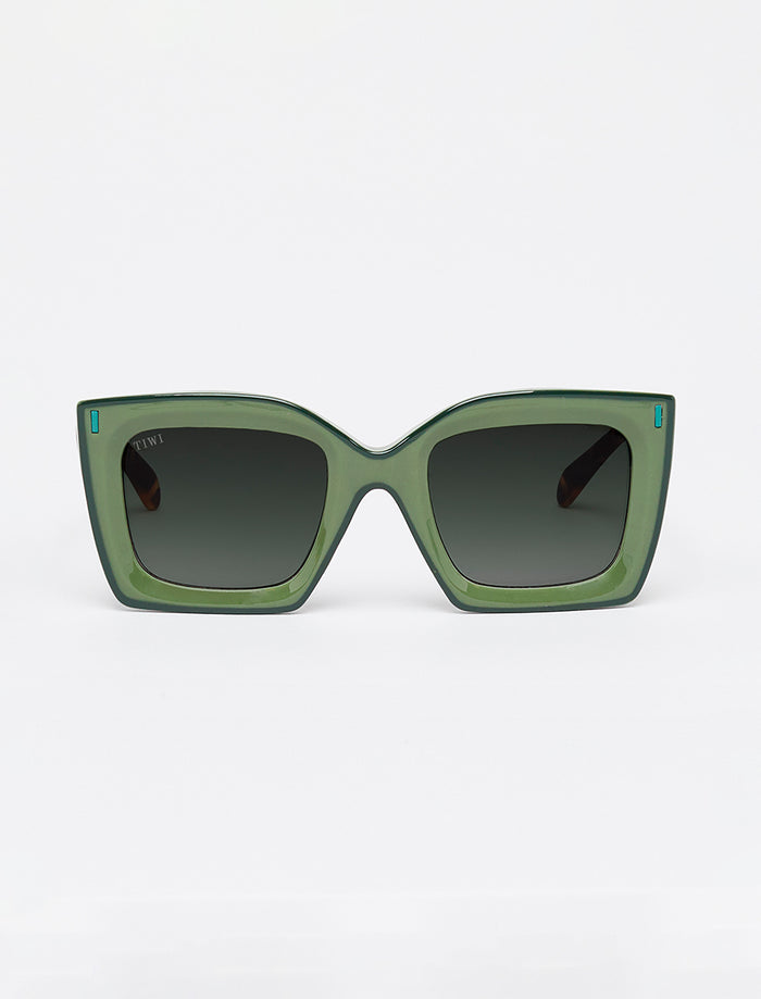 tiwi MALI Shiny Light Green/Deep Green