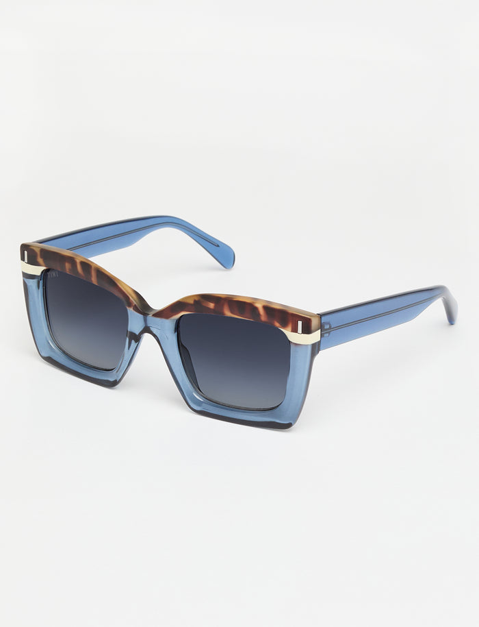 Tiwi MALI Tricolor Vintage Tortoise/Blue/Beige