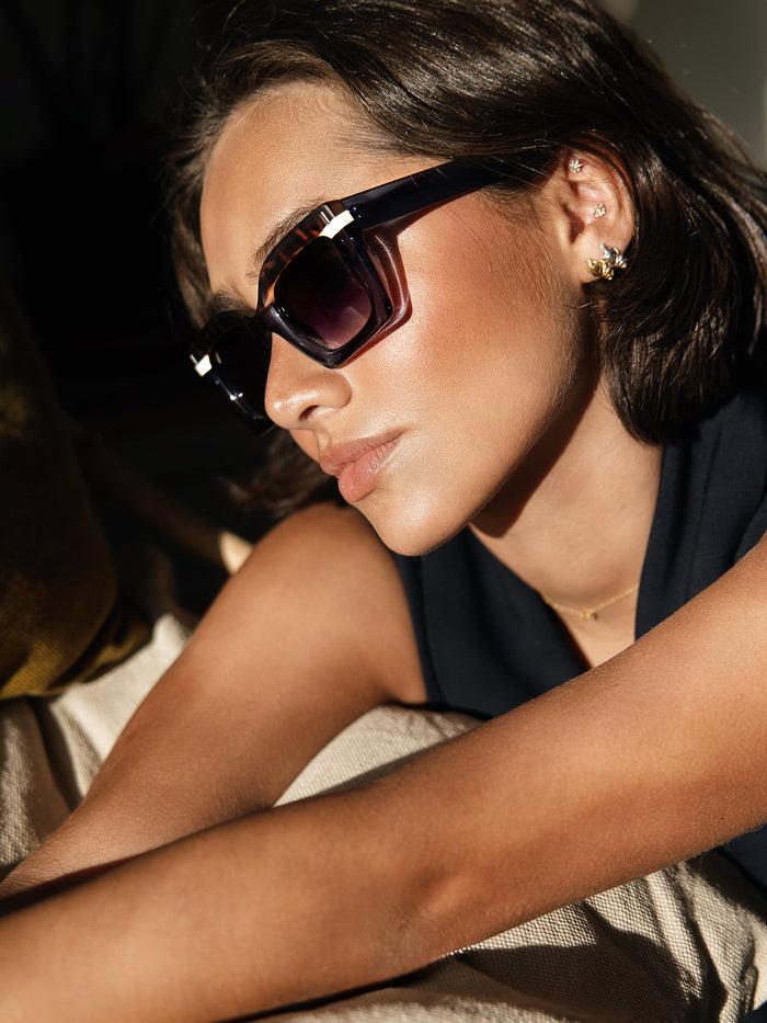 Tiwi MALI Tricolor Vintage Tortoise/Blue/Beige