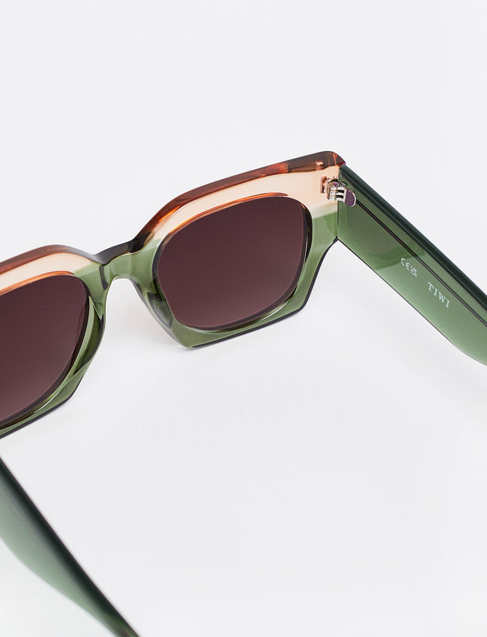 Tiwi MATT Bicolor Shiny Pink/Green