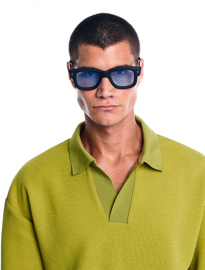 Tiwi NICO Rubber Black / Blue Lenses