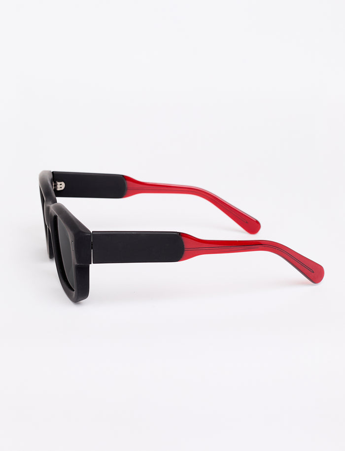 Tiwi NICO Rubber Black / Red Temples