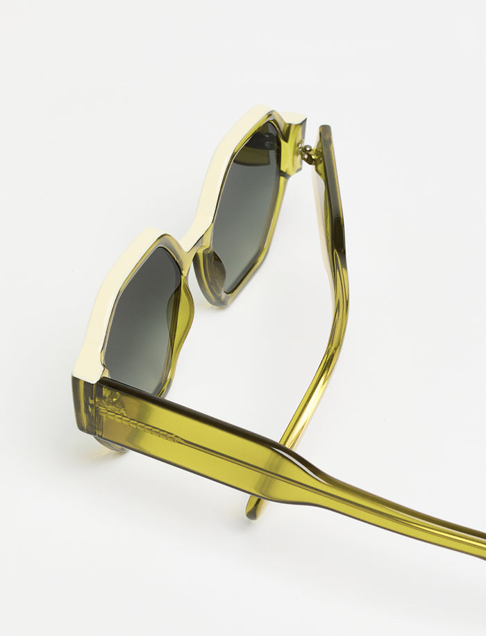 Tiwi VALETTE Tricolor Green Tortoise/Green/Beige