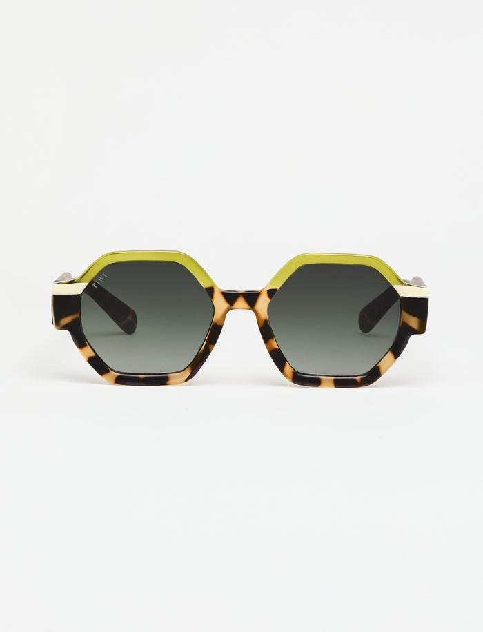 Tiwi VALETTE Tricolor Green Tortoise/Green/Beige