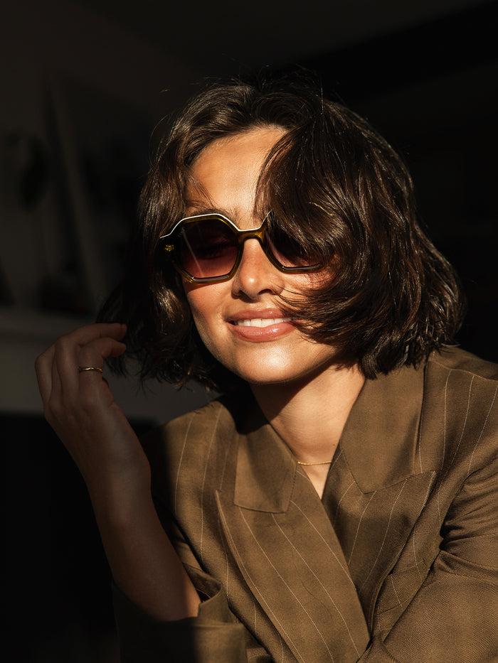 tiwi VALETTE Tricolor Green Tortoise/Green/Beige