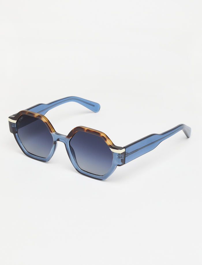 Tiwi VALETTE Tricolor Vintage Tortoise/Blue/Beige