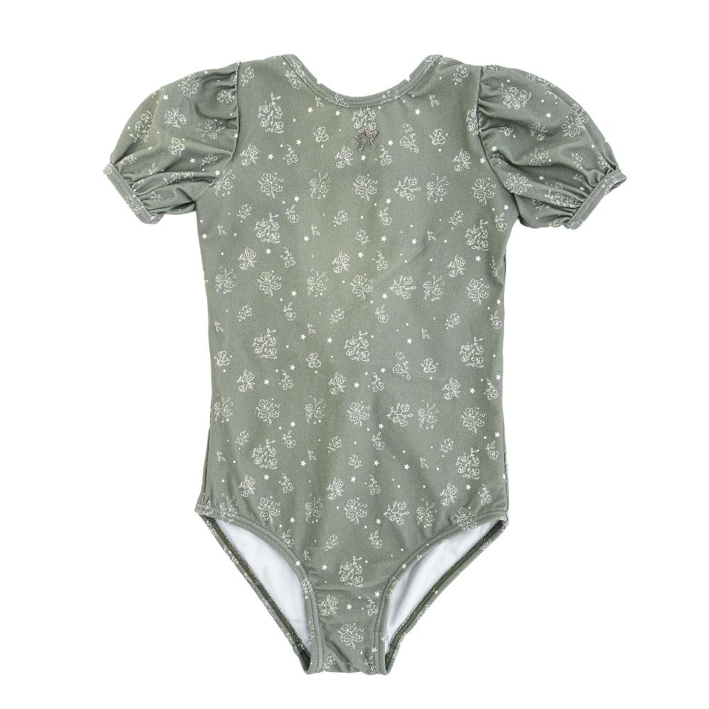 tocoto vintage BAÑADOR FLOWERS PRINT DE MANGA CORTA