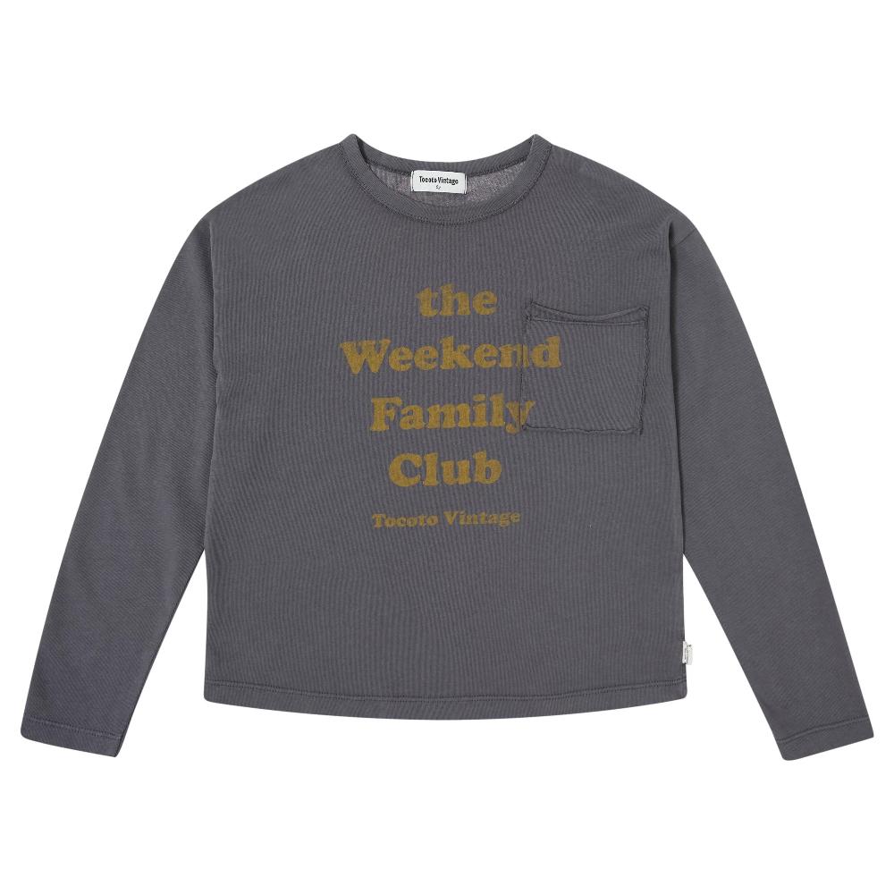 tocoto vintage CAMISETA MANGA LARGA "THE WEEKEND FAMILY CLUB"