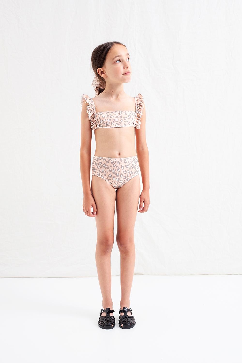 tocoto vintage CONJUNTO BIKINI ANIMAL PRINT (TOP + BRAGUITA)