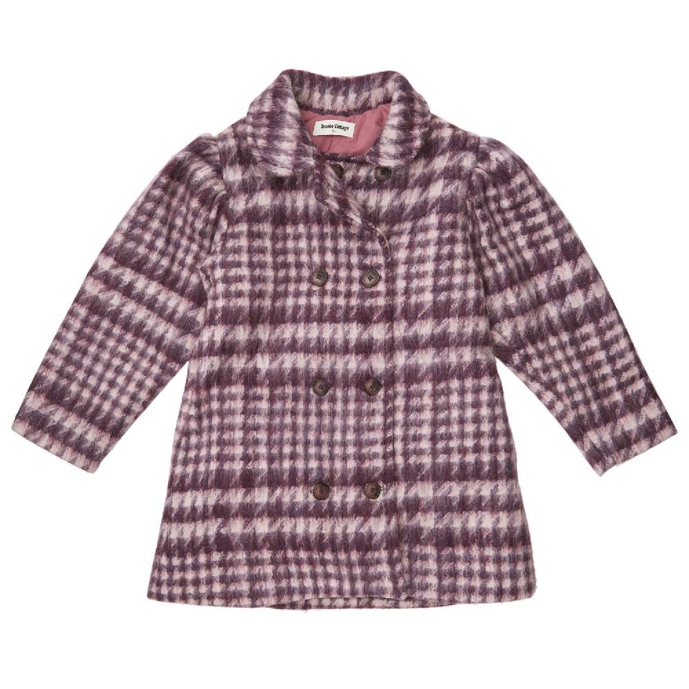 tocoto vintage Abrigo berenjena