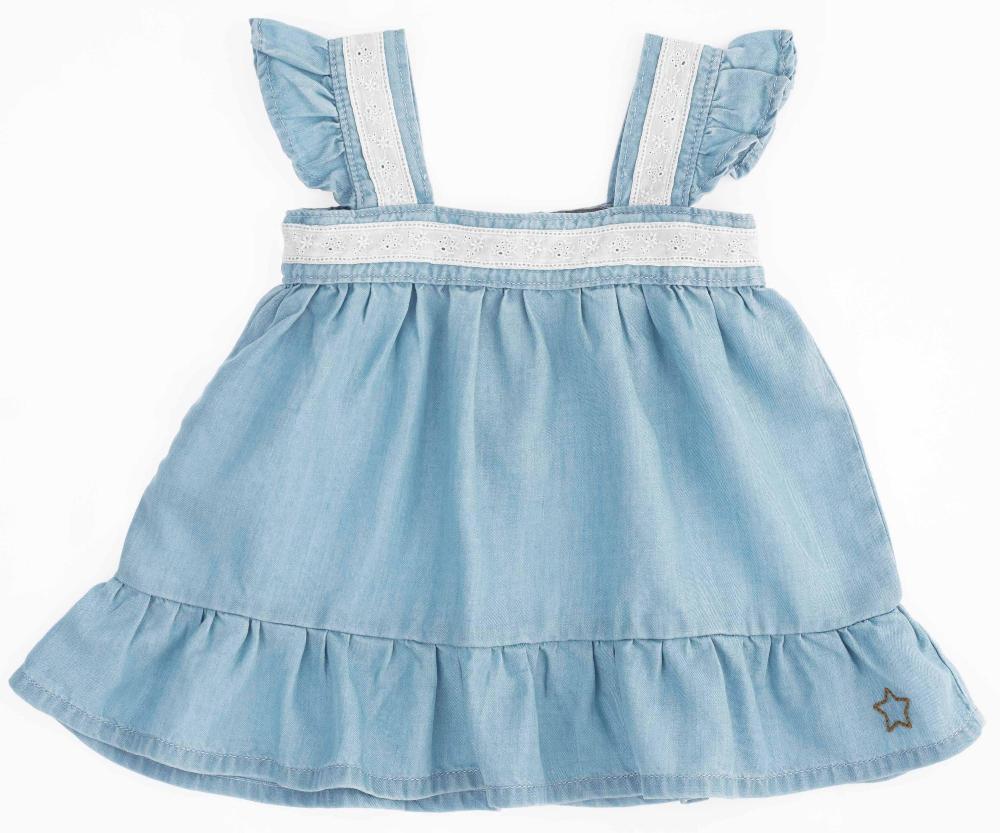 tocoto vintage BABY TENCEL DRESS