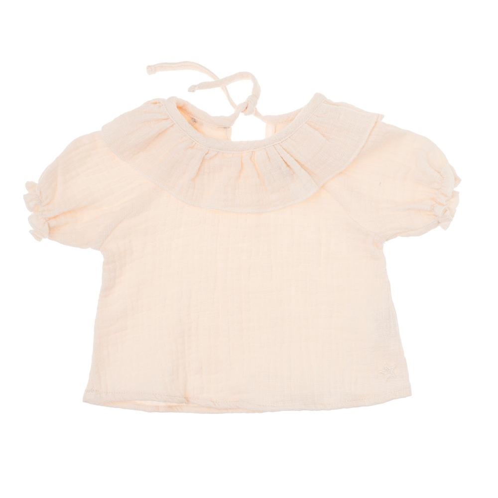 tocoto vintage BLUSA ALGODÓN EFECTO RUSTICO