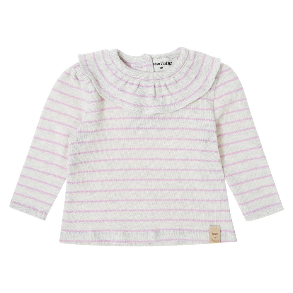 tocoto vintage BLUSA BEBE LISTADA