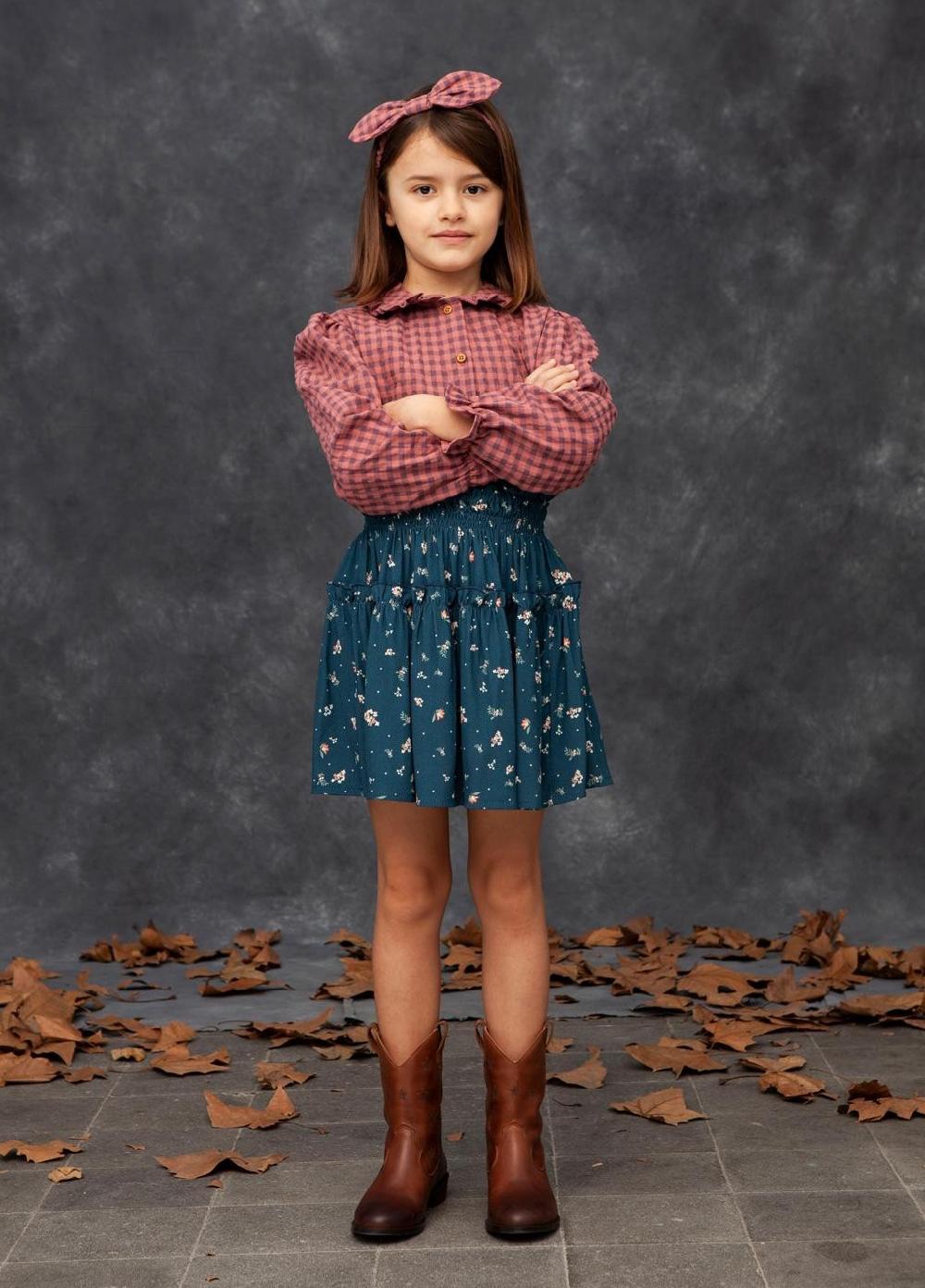 tocoto vintage BLUSA CUADROS VICHY NIÑA